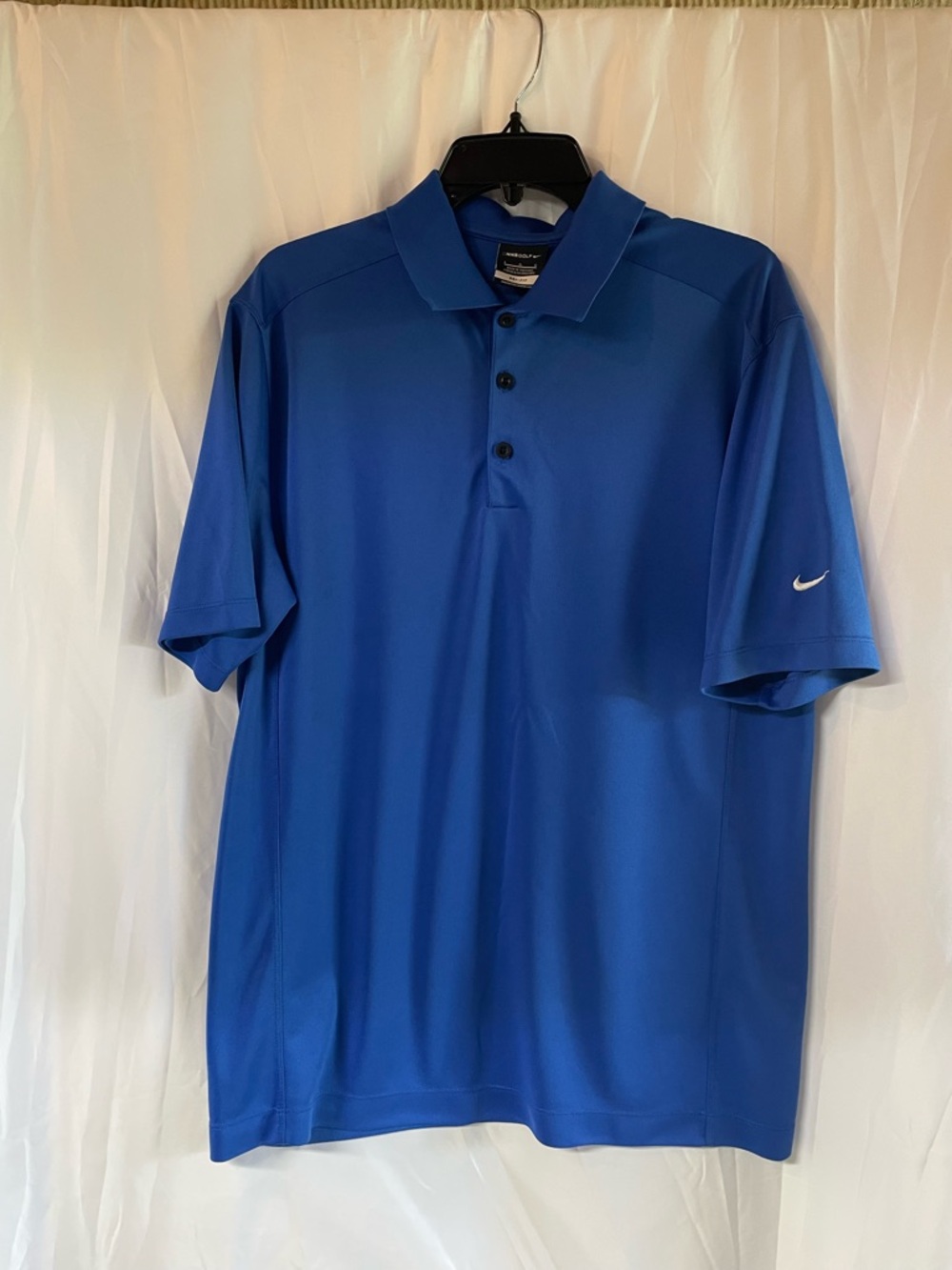 Nike Men’s Royal Blue golf Polo Shirt with Swoosh